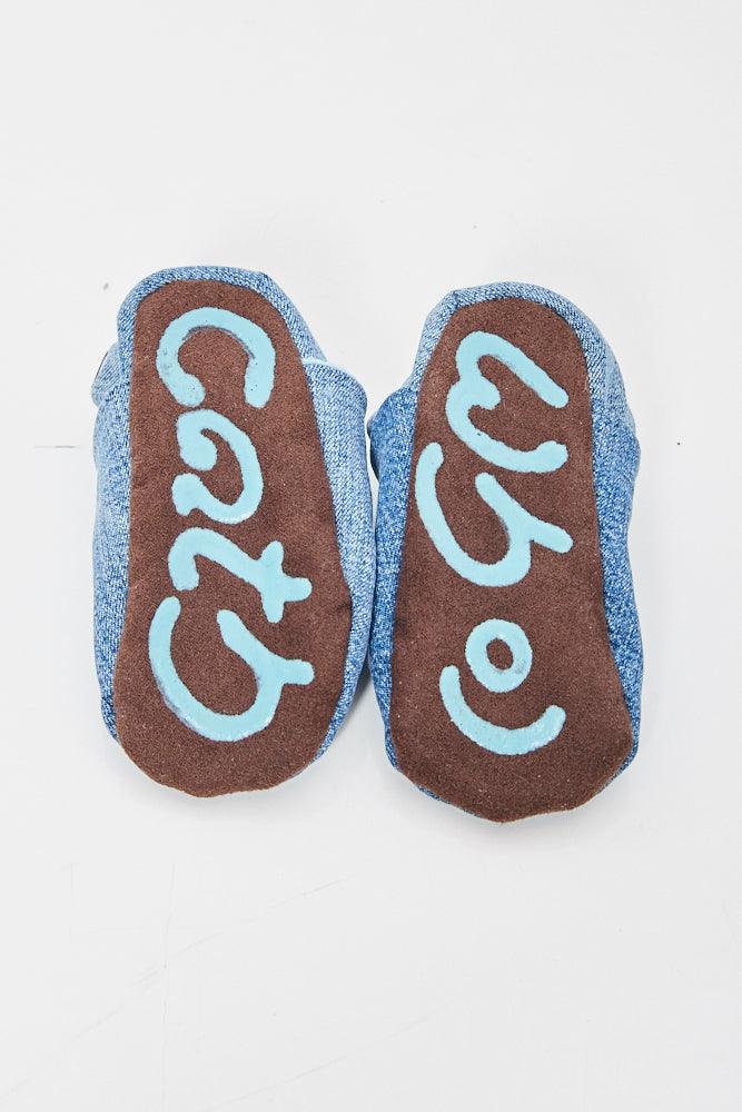CathWho Upcycling-Jeans-Puschen – Heißluftballoon und weitere Kinderschuhe bei kippie.shop