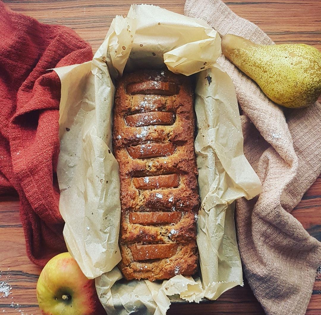 FFF in der Küche #8: Bananenbrot mit Zimt-Erdnussnote & Birne - kippie.shop