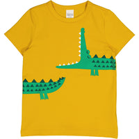 Fred's World by green cotton Kinder T-Shirt Croco – Yellow