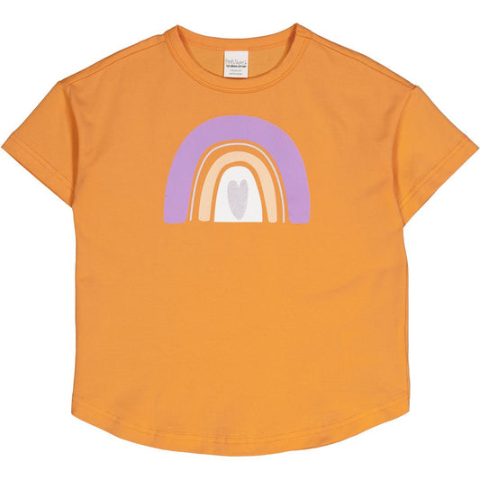 Fred's World by green cotton Kinder T-Shirt Rainbow – Tangerine und weitere Kinder T-Shirt bei kippie.shop