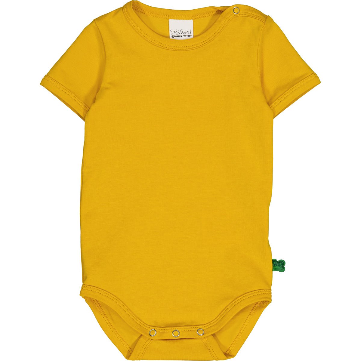 Fred's World by green cotton Kurzarm-Body 2er Pack – Surf/Sonic Yellow und weitere Baby Body bei kippie.shop