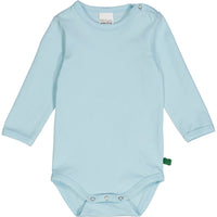 Fred's World by green cotton Langarm-Body – Aqua