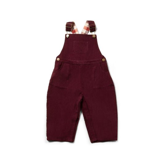 Little Green Radicals Latzhose aus Cord – Berry und weitere Baby Latzhose bei kippie.shop