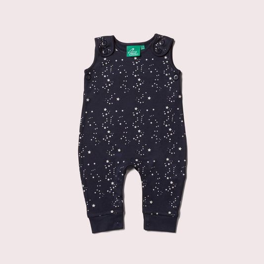 Little Green Radicals Strampler mit Sternen – Dunkelblau und weitere Strampler bei kippie.shop