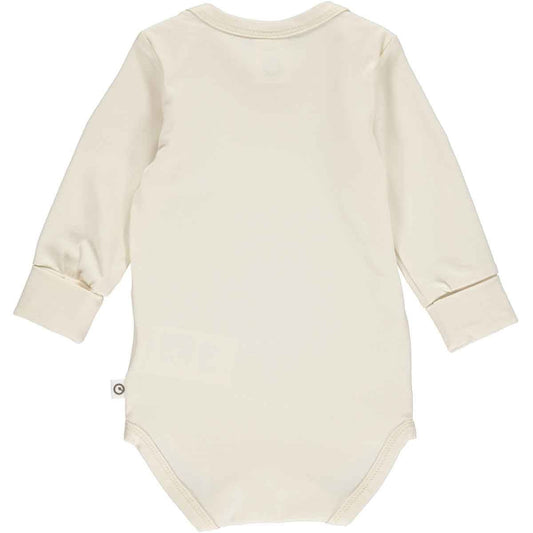 Müsli by green cotton Langarm-Body – Buttercream und weitere Baby Body bei kippie.shop